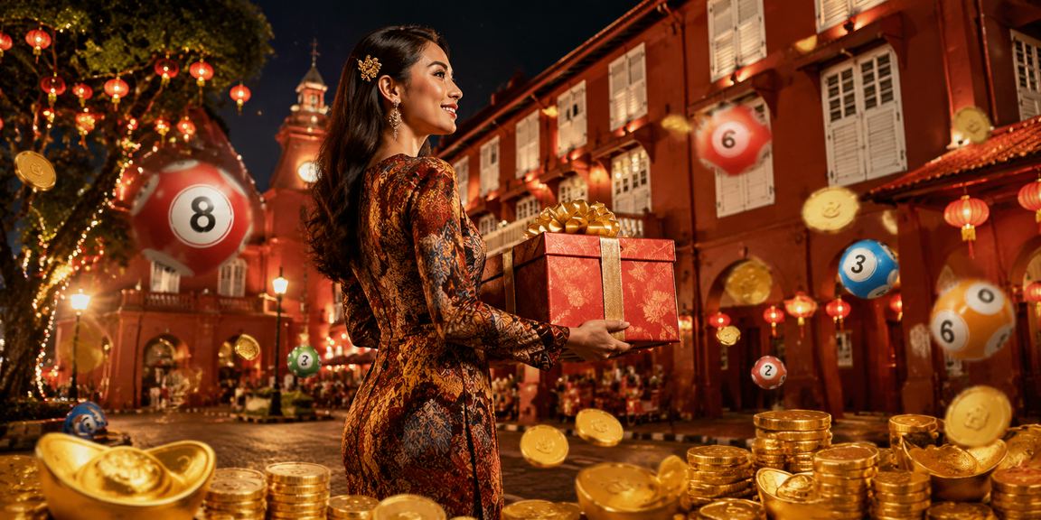 Pengguna Melaka berpakaian batik menikmati pengalaman loteri dm3 dengan selamat