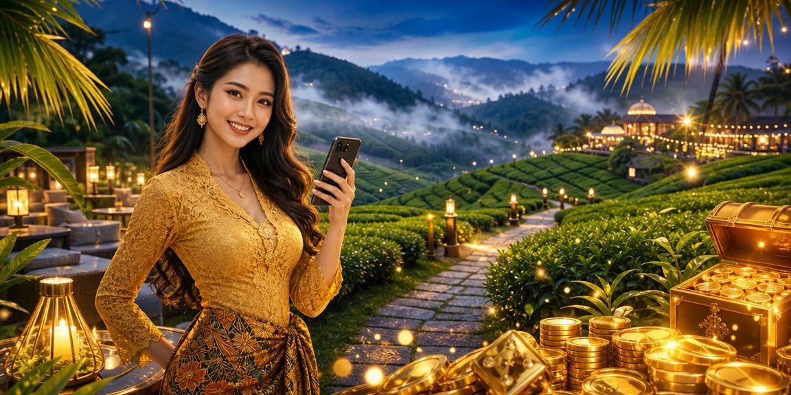 Pengguna Malaysia mengakses bonus kasino melalui telefon pintar dengan antara muka dm3